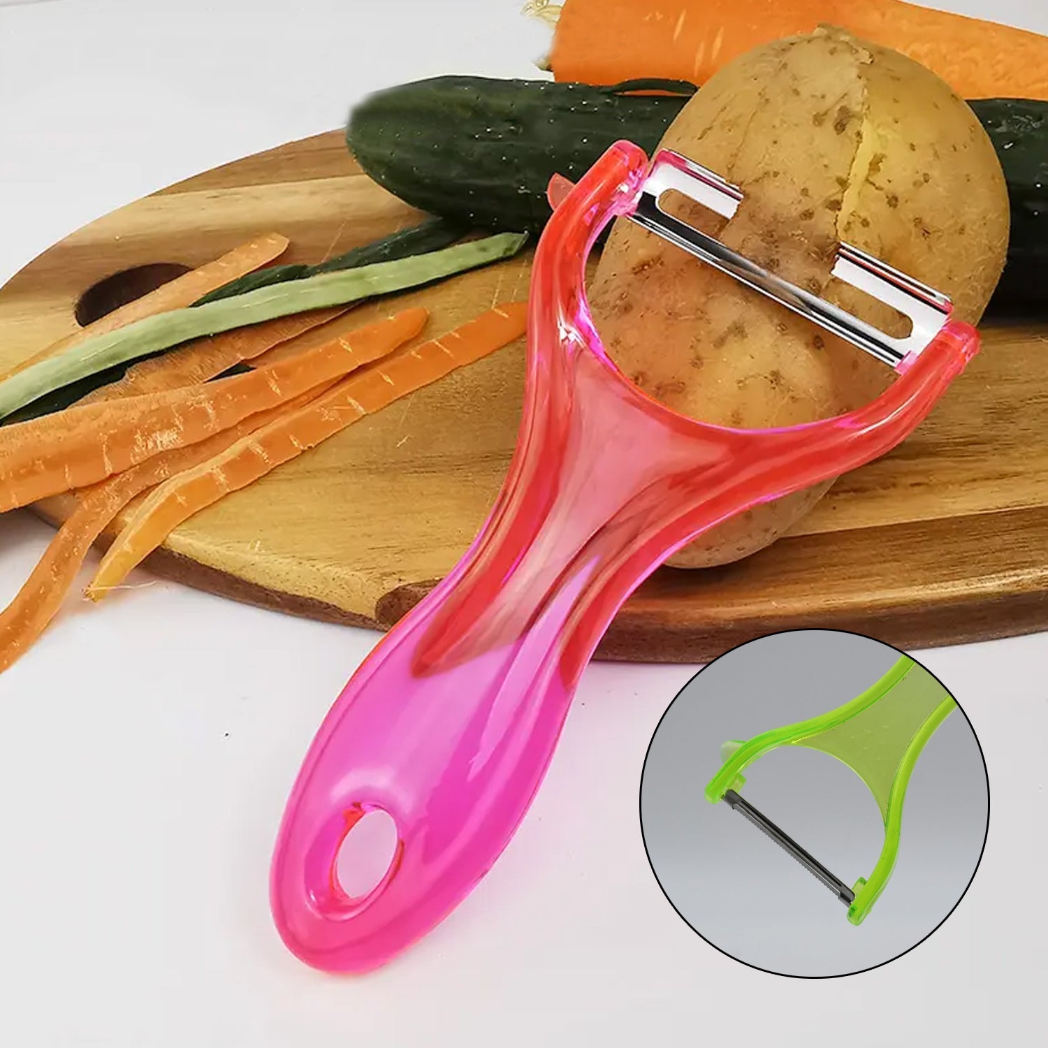 5915 Stainless Steel Blade Peeler Universal Peeler for Professional and Household Kitchen Peeler (1 pc) 5915 Stainless Steel Blade Peeler Universal Peeler for Professional and Household Kitchen Peeler (1 pc)